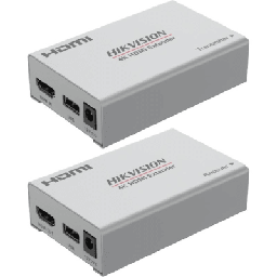 [DS-52EX01HI-4K] Kit Extensor de Video y Audio por HDMI en 4K / Hasta 120 Metros (30 Hz) y 60 Metros (60 Hz) de Distancia con Cat 6 / Cero Latencia | DS-52EX01HI-4K