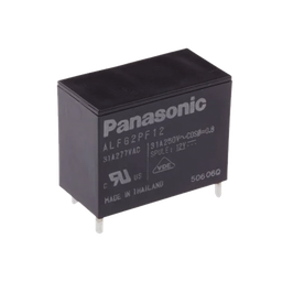 [ALFG2PF12] Relevador de 4 pines para tarjetas impresas Through-Hole de 12 Vcc, 31 Amp. | ALFG2PF12