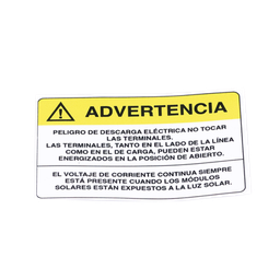 [PVLWARNING/20] Etiqueta de Videovigilancia en Vinil Adhesivo Mate / Paquete con 10 | PVLWARNING/20