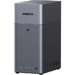 [95432] NAS UGREEN NASync DH2300 / Procesador RK3576 / 4GB  / 32GB eMMC / 2 Bahías SATA / JBOD-Basic-RAID 0-RAID 1 / Puerto HDMI 4K / 1 GbE / USB 3.2 Gen 1 Type-C / Detección NFC | 95432