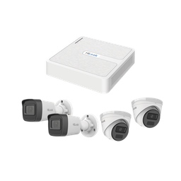 [KIPH2B2D/2MP] Kit IP 2 Megapixel / NVR de 8 Canales con 8 Puertos PoE / 2 Cámaras IP Bala para Exterior / 2 Cámaras IP Domo para Exterior | KIPH2B2D/2MP