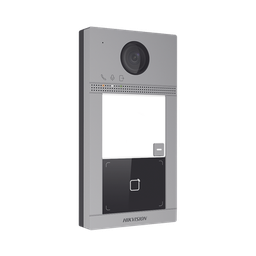 [DS-KV8113-WME1(C)] Videoportero IP 2 Megapixel / Llamada y Apertura Remota desde App Hik-Connect / PoE / Exterior IP65 + Antivandalico IK08 / 1 Departamento / Apertura con Tarjeta / Soporta 2 Puertas y hasta 6 Monitores | DS-KV8113-WME1(C)