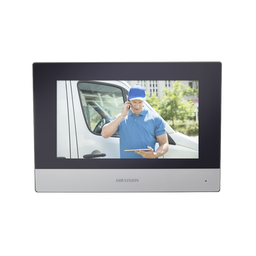 [DS-KH6320-WTDE1] Monitor Hibrido IP WiFi Touch Screen 7" para DS-KIS303P / Vídeo en Vivo / PoE Estándar / Apertura Remota / Llamada Entre Monitores / Audio de dos vías / Policarbonato | DS-KH6320-WTDE1