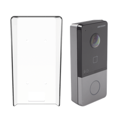[DS-KV6113-PE1(C)/K] Kit Videoportero IP + Carcasa protectora 2 Megapixel  / PoE Estandar / IP65  / Apertura desde Hik-connect / Soporta 1 Departamento y Hasta 6 Monitores / Soporta Tarjetas Mifare / 1 Salida Relay | DS-KV6113-PE1(C)/K