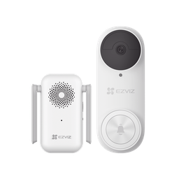 [CS-DB2KIT] Timbre con Cámara Wi-Fi (Doorbell) de Batería Recargable  / Libre de Cables / Uso Exterior Con Protección (IP65) / Cámara 3 Megapíxel / Llamada a la App / Incluye Timbre Para Interior Con Timbres Seleccionables / Ranura | CS-DB2KIT