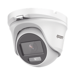 [E8-TURBO-C/A] [ColorVu] Eyeball TURBOHD 2 Megapíxel (1080p) / Lente 2.8 mm / Microfono Integrado / Imagen a Color 24/7 / METAL / Luz Blanca 20 mts / Exterior IP66 / TVI-AHD-CVI-CVBS / dWDR | E8-TURBO-C/A