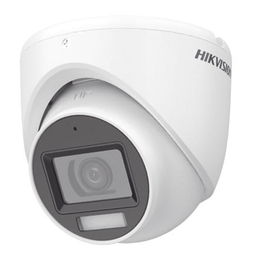 [DS-2CE76D0T-LMFS] [Dual Light + ColorVu] Turret TURBOHD 2 Megapixel (1080p) / Lente 2.8 mm / 30 mts IR + 20 mts Luz Blanca / Gran Angular 101° / Exterior IP67 / Micrófono Integrado /  4 Tecnologías /  Metal | DS-2CE76D0T-LMFS