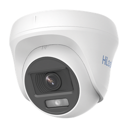 [THC-T129-P] Turret TURBOHD 1080p / Imagen a Color 24/7 / Lente 2.8 mm / ColorVu Lite / Luz Blanca 20 mts / Uso en Interior / Policarbonato | THC-T129-P