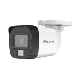 [B8-TURBO-DL] [Dual Light + ColorVu] Bala TurboHD 2 Megapíxel (1080p)  / Gran Angular 101° / Lente 2.8 mm / 30 mts IR EXIR / 20 mts Luz Blanca / Exterior IP67 / 4 Tecnologías / Micrófono Integrado | B8-TURBO-DL