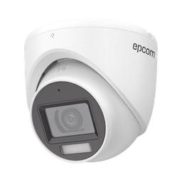 [E8-TURBO-DLX] [Dual Light + ColorVu] Turret TURBOHD 2 Megapixel (1080p) / Lente 2.8 mm / 30 mts IR + 20 mts Luz Blanca / Gran Angular 101° / Exterior IP67 / Micrófono Integrado /  4 Tecnologías /  Metal | E8-TURBO-DLX