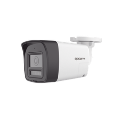 [B4K-TURBO-EX] [Audio Bidireccional + Dual Light + ColorVu] Bala TURBOHD 4K (8 Megapixel) / Lente 2.8 mm / 30 mts IR EXIR + 20 mts Luz Blanca / Micrófono y Bocina Integrado / Exterior IP67 / Metal / dWDR | B4K-TURBO-EX