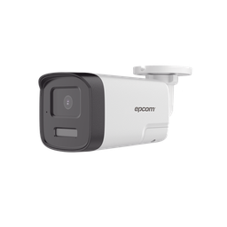 [B4K-TURBO-EX4] [Audio Bidireccional + Dual Light + ColorVu] Bala TURBOHD 4K (8 Megapixel) / Lente 2.8 mm / 40 mts IR EXIR + 40 mts Luz Blanca / Micrófono y Bocina Integrado / Exterior IP67 / Metal / dWDR | B4K-TURBO-EX4