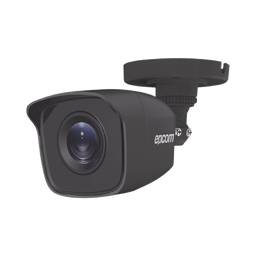 [B50-TURBO-G3B] Bala TURBOHD 5 Megapíxel / Lente 2.8mm (85° de Visión) / Exterior IP66 / IR EXIR 20 mts / TVI-AHD-CVI-CVBS / Metal / Color Gris Oscuro | B50-TURBO-G3B