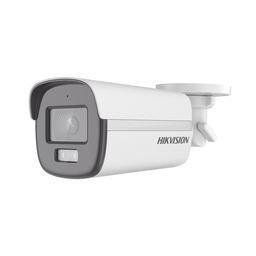 [DS-2CE12KF0T-FS] [ColorVu] Bala TURBOHD 3K (5 Megapixel) / Lente 3.6 mm / Micrófono Integrado / Imagen a Color 24/7 / Luz Blanca 40 mts / Exterior IP67 / dWDR / 4 Tecnologías / Metal | DS-2CE12KF0T-FS