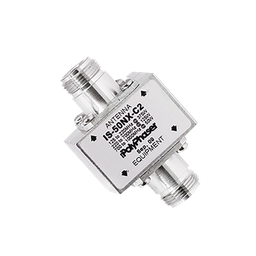 [IS-50NX-C2] Protector Coaxial RF / 125-1000 MHz / 50 Ω / Conectores N Hembra / Ceja Lateral / 50 kA | IS-50NX-C2