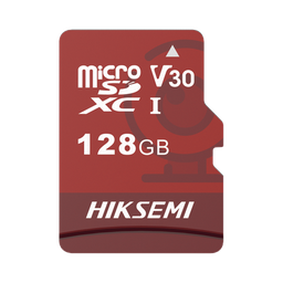 [HS-TF-E1/128G] Memoria microSD / Clase 10 de 128 GB / Especializada Para Videovigilancia (Uso 24/7) / Compatibles con cámaras HIKVISION y Otras Marcas / 95 MB/s Lectura / 50 MB/s Escritura | HS-TF-E1/128G