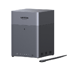 [85449] NAS UGREEN NASync DH4300PLUS  / 4 Bahías SATA / Procesador RK3588C 8 GB RAM / 2.5GbE Puerto / HDMI 4K / USB 3.2 Type-C / RAID 0/1/5/6/10 / Acceso Remoto UGREENlink | 85449