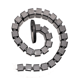 [PORTACABLE] Portacable de Tipo Cadena para Escritorio / Organizador de Cables Vertical Articulado / 1200 mm (47.24 Pulgadas) de Longitud / Evita que los Cables se Enreden o Tensen al Momento de Elevar la Altura | PORTACABLE