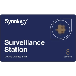 [CLP8-E] Licencias de Dispositivos de Vigilancia Synology | Paquete de 8 Licencias | Compatibilidad con Cámaras IP, Módulos de E/S, Altavoces IP | Gestión Centralizada CMS | Licencias Predeterminadas Incluidas. | CLP8-E