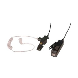 [V110267] Kit de Micrófono-Audífono profesional de 2 cables para KENWOOD NX-340/320/420, TK-3230/3000/3402/3312/3360/3170 | V110267