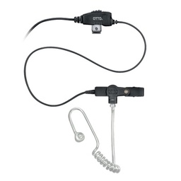 [E1-EA2KA131] Kit de Micrófono-Audífono PLUS de 1 cable para KENWOOD NX-340/320/420, TKD-340, TK-3230/3000/3402/3312/3360/3170 | E1-EA2KA131