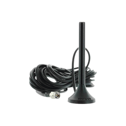 [301-126] Antena Mini de Montaje Magnético, con cable RG174 y conector SMA macho | Rango de Frecuencias 700-960 MHz, 1710-2270 MHz | Ganancia Máxima 3.1 dB | 301-126