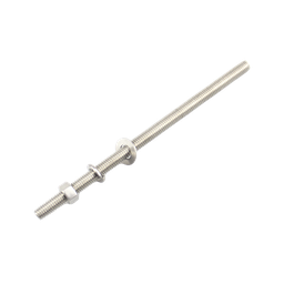 [CH-120] Kit de 10 Varillas Roscadas de 3/8 x 12 in, con Arandelas Planas, Arandelas de Seguridad y Tuercas. | CH-120