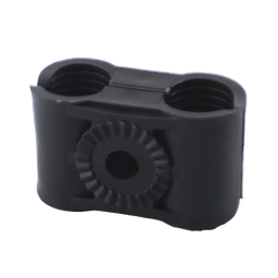 [CB-12] Paquete de 10 Sujetadores Plasticos Para Cable Coaxial de 1/2" | CB-12