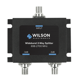 [850-034] Divisor de Potencia Coaxial 2 Vías / 698-2700 MHz / 75 Ohm / Pérdida por División 3 dB / Aislamiento ≥20 dB / Conector F-hembra / Diseño Microstrip | 850-034