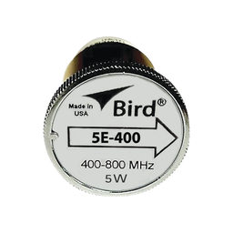 [5E-400] Elemento de 5 Watt en Línea 7/8" para Wattmetro BIRD 43 en Rango de Frecuencia de 400 a 800 MHz. | 5E-400