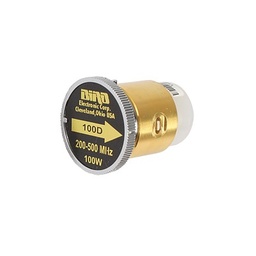 [100D] Elemento de 100 Watt en Línea 7/8" para Wattmetro BIRD 43 en Rango de Frecuencia de 200 a 500 MHz. | 100D