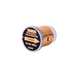 [500A] Elemento de 500 Watt en Línea 7/8" para Wattmetro BIRD 43 en Rango de Frecuencia de 25 a 60 MHz. | 500A