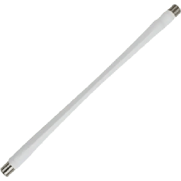 [951182] Jumper Coaxial Delgado Color Blanco de 25.4 Centímetros (10 Pulgadas) de Longitud y Conectores F Hembra en Ambos Extremos. 75 Ohm de Impedancia. | 951182
