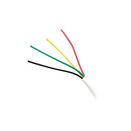 [92-73] Bobina de Cable de 305 Metros (1000 Pies), 4 x 18 AWG, Aislamiento Individual de Policloruro de Vinilo (PVC), con Propiedades Antiflama, para Aplicaciones en Sistemas de Seguridad. | 92-73