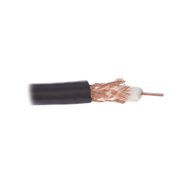 [RG59USYSCOB] ( Precio Por Metro ) Cable RG59, Conductor Central De Alambre De Cobre Calibre 20, Blindado De Malla Trenzada De Cobre 80%, Aislante De Polietileno Sólido. Hasta Agotar Existencias | RG59USYSCOB