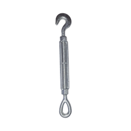 [TEN-3/8X6-OGJ] Tensor de 3/8" x 6" Acero Forjado OJO-GANCHO Galv. Inmersión en Caliente (Carga Max. 1000 lbs). | TEN-3/8X6-OGJ