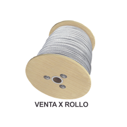[S-RET-338CAM/2000] Cable Retenida de 3/8", Resistencia 4900 Kg, 7 Hilos (Carrete de 2000 metros). | S-RET-338CAM/2000