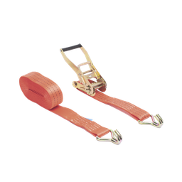 [PST-S020-02] Eslinga Sintética de 50 mm x 10 Metros. Con Gancho y Tensor Metálico. | PST-S020-02