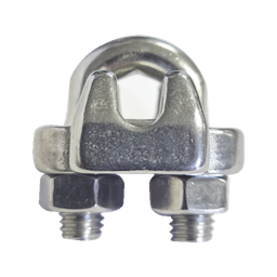 [NUDO-38-FJSS] Nudo/ Perro/ Abrazadera Acero Forjado para Cable de 3/8", Acero Inoxidable. | NUDO-38-FJSS
