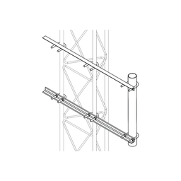 [S-BRA-LI-30G] Brazo Lateral Liviano para Tramo STZ30G Galvanizado por Inmersión en Caliente. | S-BRA-LI-30G