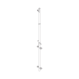[SPLUMAP] Pluma de Aluminio de 4 metros CED.40  para Instalación de Tramos STZ (Con Polea). | SPLUMAP