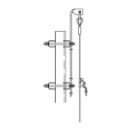 [TRY-ST-LV-150] Línea de Vida hasta 45.7 Metros (150 pies). Compatible con línea Super Titan. Carro de Seg. NO INCLUIDO. | TRY-ST-LV-150