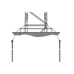 [TRY-ST-GROUND3] Sistema de Aterrizaje en 3 Piernas para Torre SUPER TITAN. Para Sec. 13 a 21. | TRY-ST-GROUND3