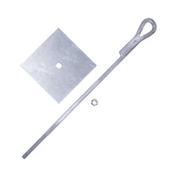 [SAP-01-JG] Ancla para Retenida para Muro con Ojo de Llave Galvanizado por Inmersión en Caliente (Requiere Placa Igualadora). | SAP-01-JG