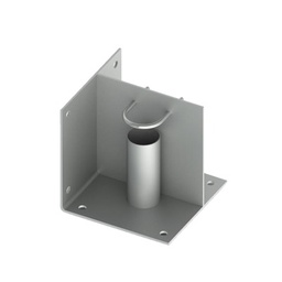 [SLM-BA-2G] Base de piso o esquina para mástil de 2" | SLM-BA-2G