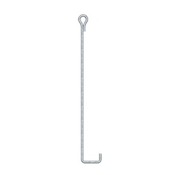 [SAZ-0L] Ancla de Suelo con Ojo de Llave Ø 3/4" x 150 cm, Galvanizado por Inmersión en Caliente. | SAZ-0L
