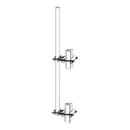 [TRY-ST-LM-1.9X6] Montaje lateral con Mástil de 1.9" diam. x 6' (1.8m) longitud. | TRY-ST-LM-1.9X6