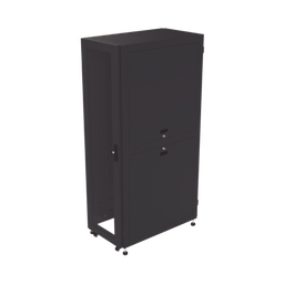 [LP-60100-42U-R2] Gabinete para Telecomunicaciones Rack Estándar de 19", 42UR, 600 mm Ancho x 1000 mm Profundidad. Fabricado en Acero, Se envía el Gabinete Armado. | LP-60100-42U-R2