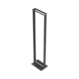 [EIRL-5545] Rack de 2 Postes, Estándar 19", 45 Unidades, Fabricado en Acero, Base "L" para Anclar a Piso. | EIRL-5545