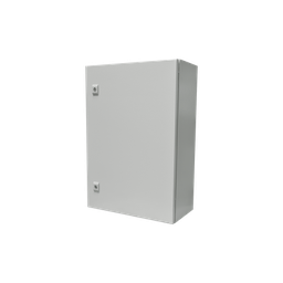 [PST-5070-25A] Gabinete de Acero IP66 Uso en Intemperie (500 x 700 x 250 mm) con Placa Trasera Interior Metálica y Compuerta Inferior Atornillable (Incluye Chapa y Llave T). | PST-5070-25A